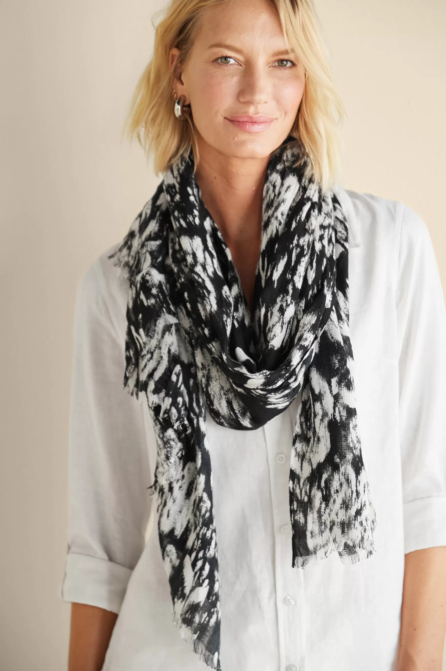 Soft Surroundings Scarves & Wraps-Alba Ikat Wrap Scarf