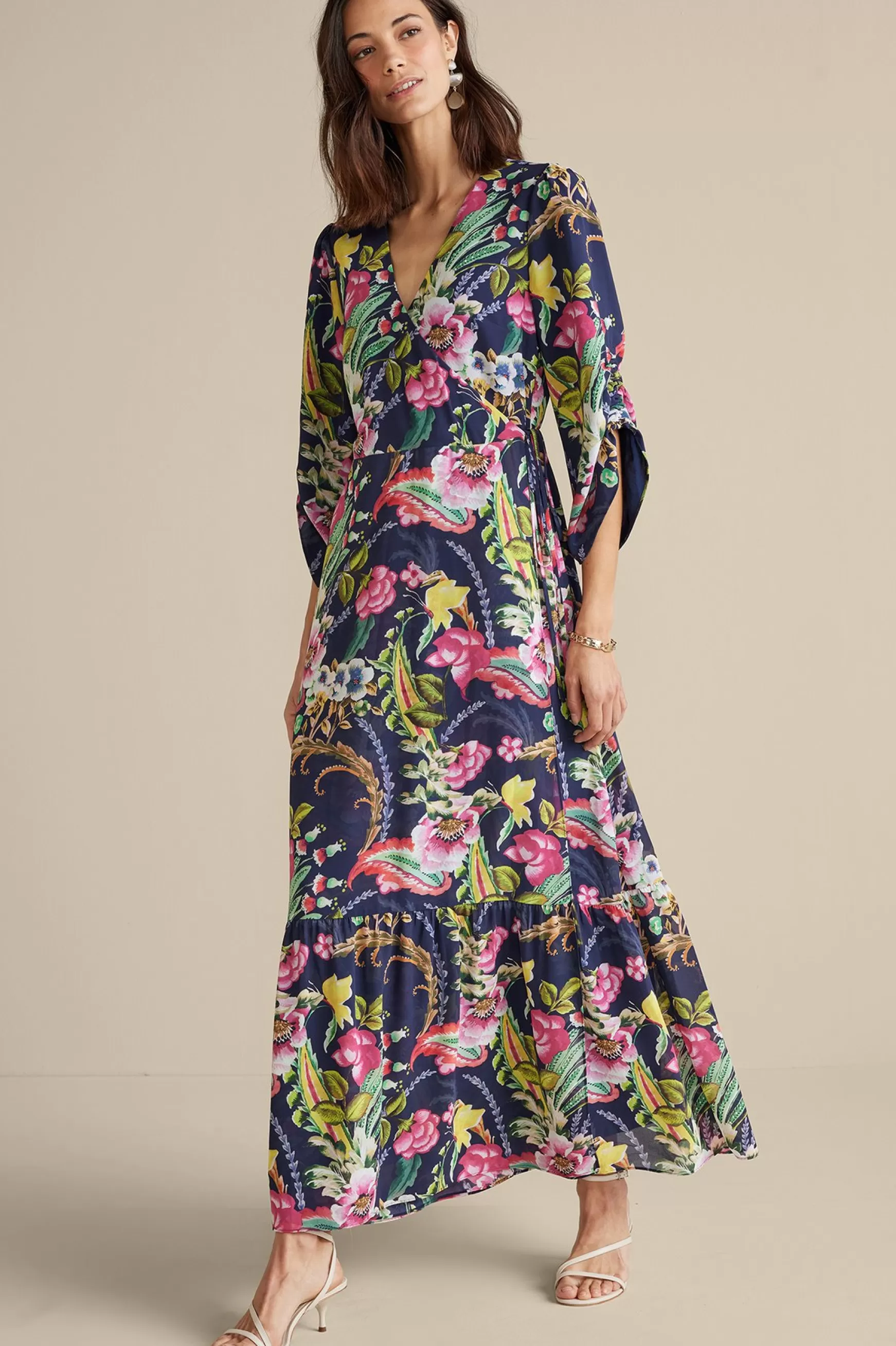 Soft Surroundings Feminine Flourish | vacation dresses-Samantha Maxi Dress